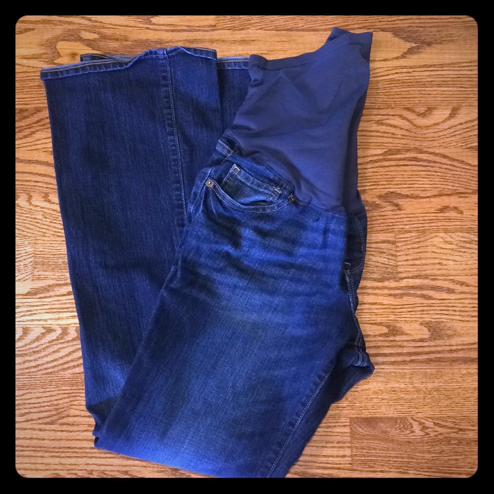 Maternity boot cut size 8 full panel Old Navy Jean